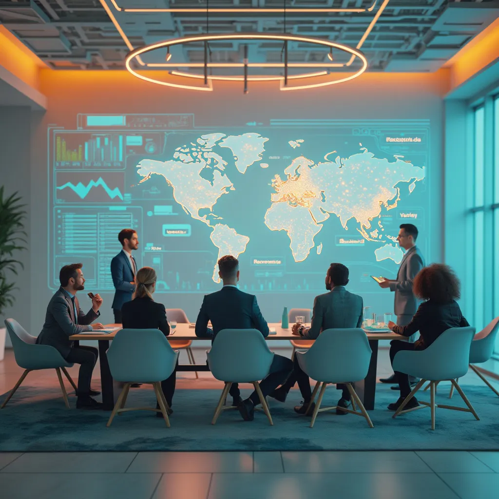 Equipo colaborando en una sesión de estrategia